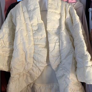 Odette Barsa Cream Women's Silk Blazer